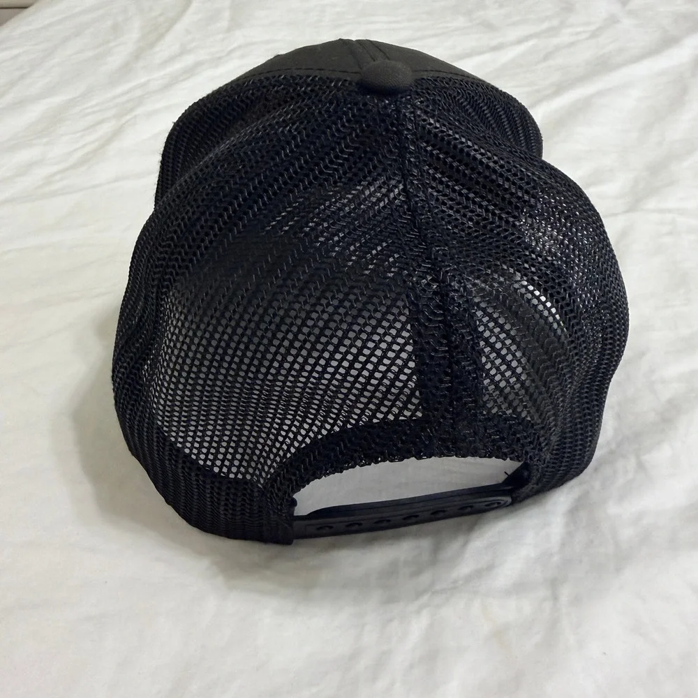 Yellowstone Dutton Ranch Trucker Hat Black Mesh Snapback Cap One Size Fits Most